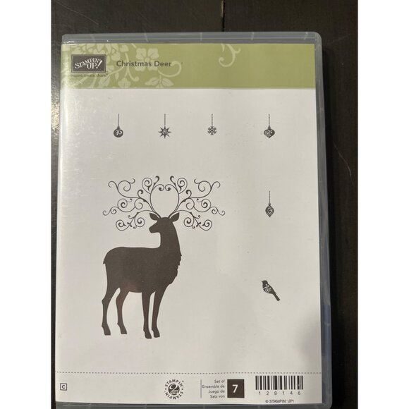 Stampin Up! Christmas Deer Rubber Stamp Set 128146 - Picture 1 of 3